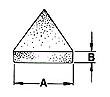 Straight Cut Triangles Fortune Preformed Ceramic Media